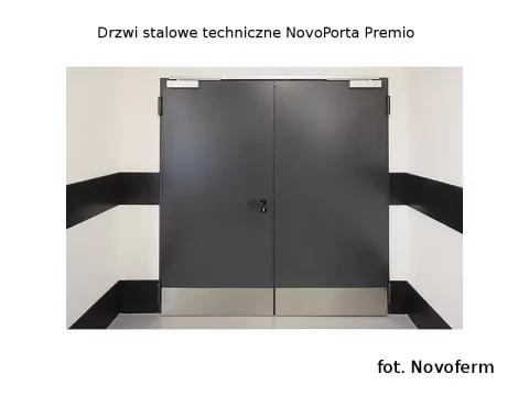 Nowość - drzwi stalowe techniczne NovoPorta Premio