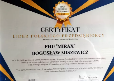 Lider Polskiego Przedsiębiorcy 2021